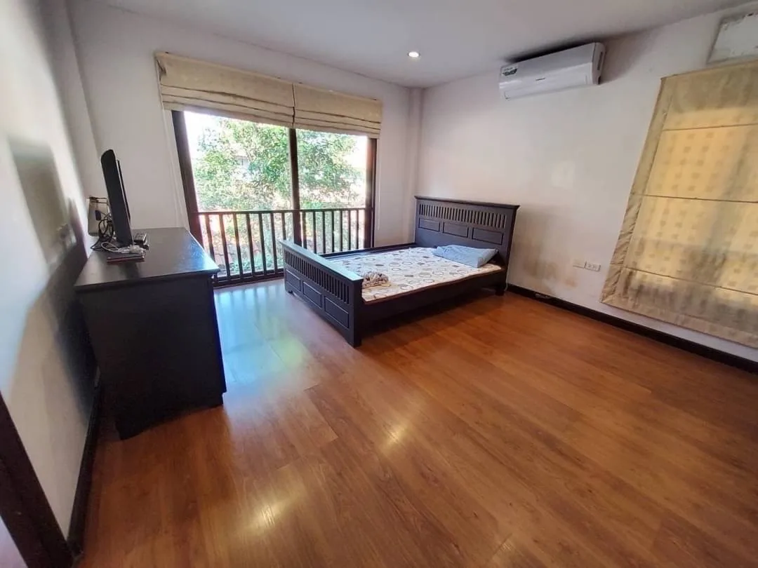 2-story detached house for rent at a great price, featuring a Thai-Tropical fusion style 3